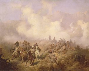 A Scene from the Russian-Turkish War in 1877-78